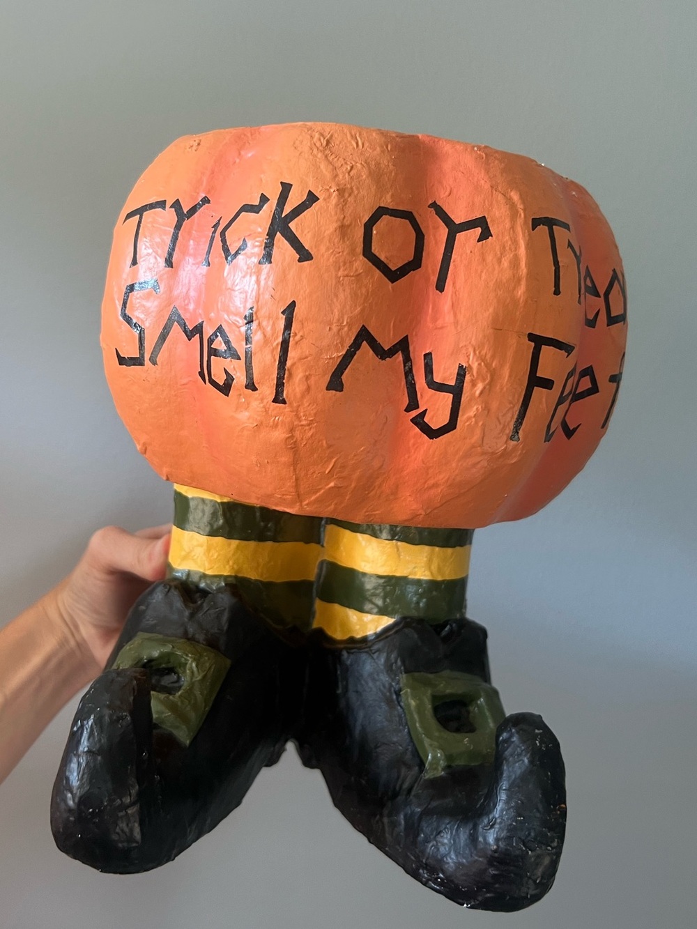 Halloween Pumpkin Candy Holder